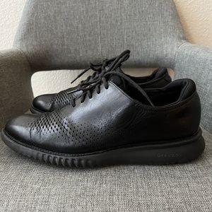 2zergrand Laser Wing Oxford Shoes 